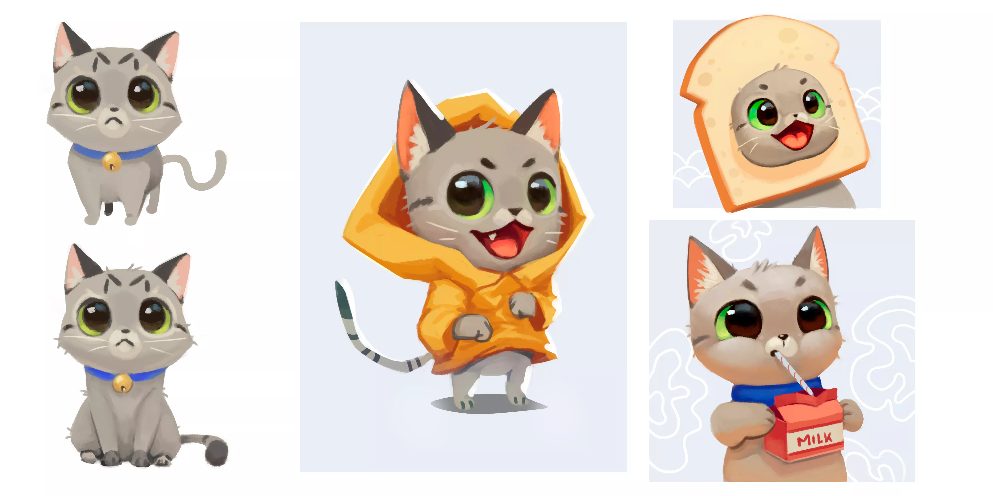 (Art by me) I tried some style variations, which one did you like best?