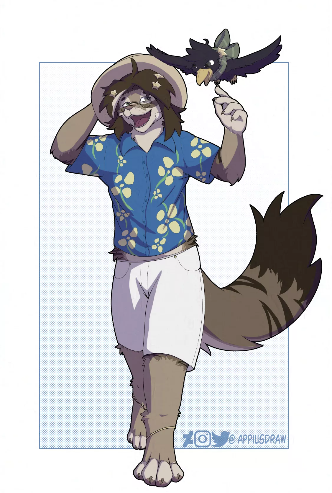 Aster and Noodle (Art by Me)