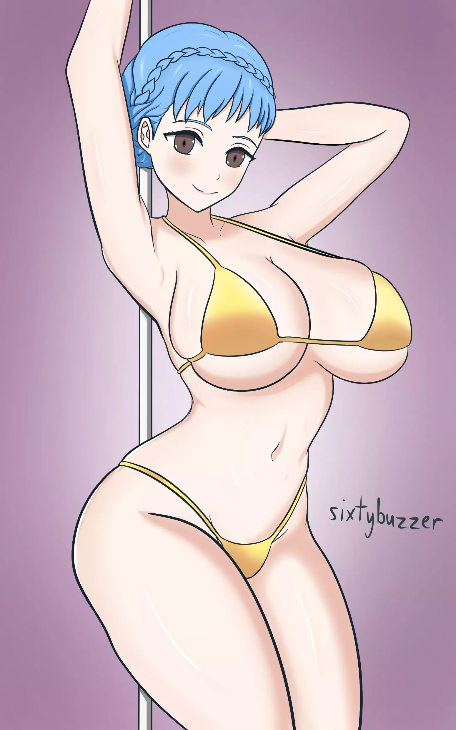 Gold bikini Marianne (OC)