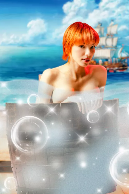 Nami concept photo shoot barrel bathing by the sea 🌊 by me