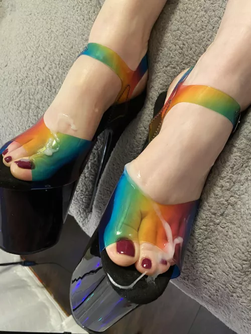 We had some fun with my new heels 🤭🤭