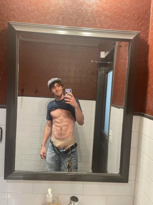 What would you do if you walked in on me ?? 🫣