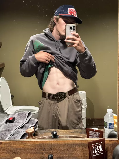 Would you check out my bulge while I’m working?