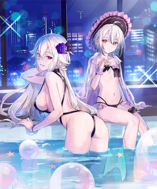 Astrid and Anya ( FROM EVERTALE) ( the lef ones are the big ones )