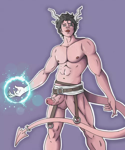 Baldur's gate 3, Tiefling character 🔞 (By me)