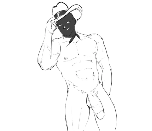 Cowboy's Cock sketch by me