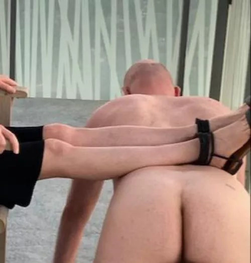 Cuck footstool humiliation