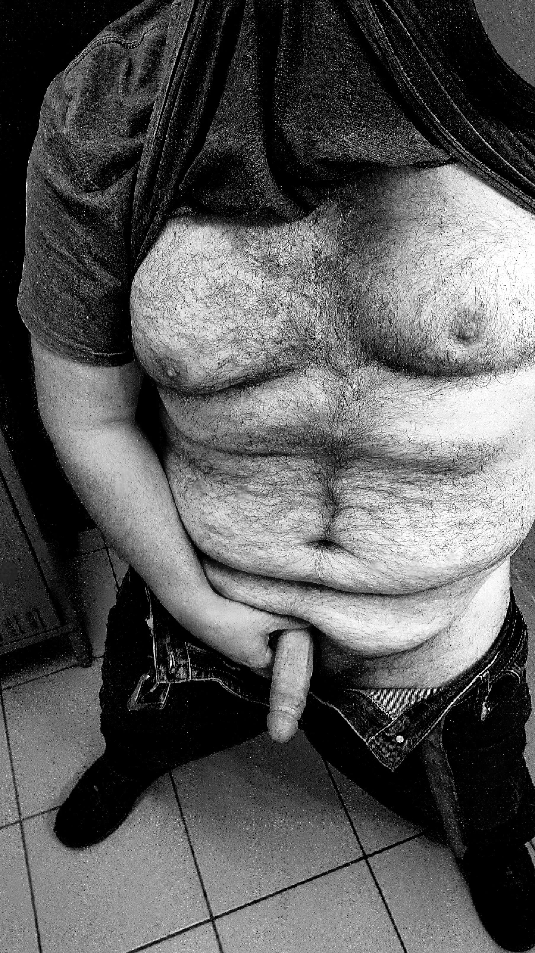 Excited for some humpday fun after work. Can't keep the thickness at bay.