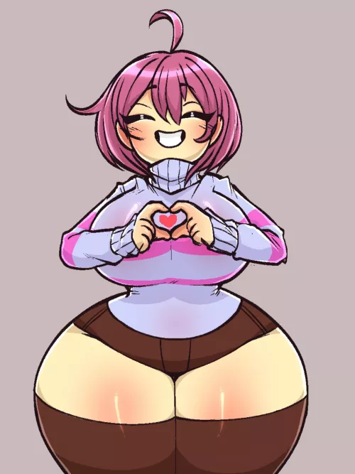 [frisk] you can make her smile more by supporting her!