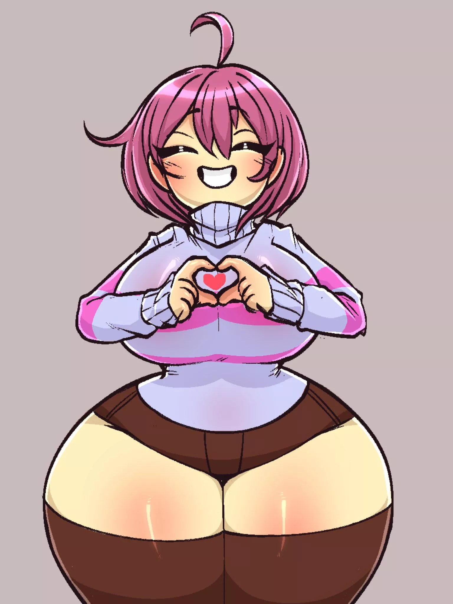 [frisk] you can make her smile more by supporting her!