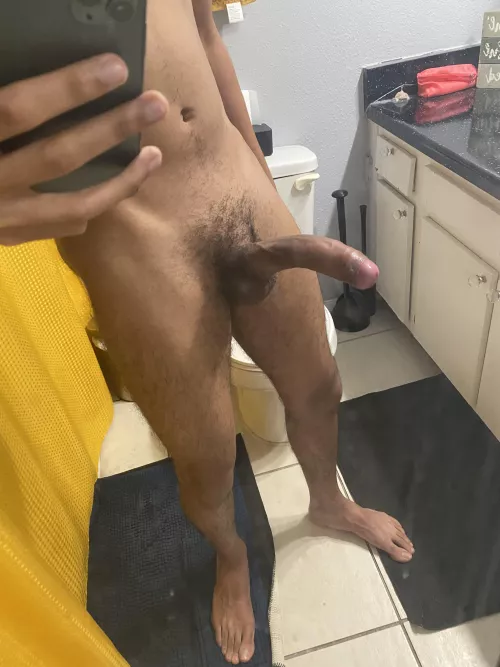 It’s so big and heavy that it curves downward