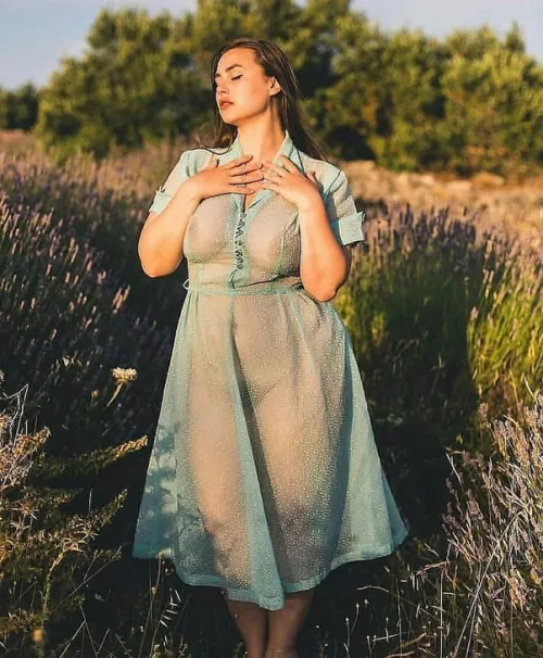 Larking about in a new dress