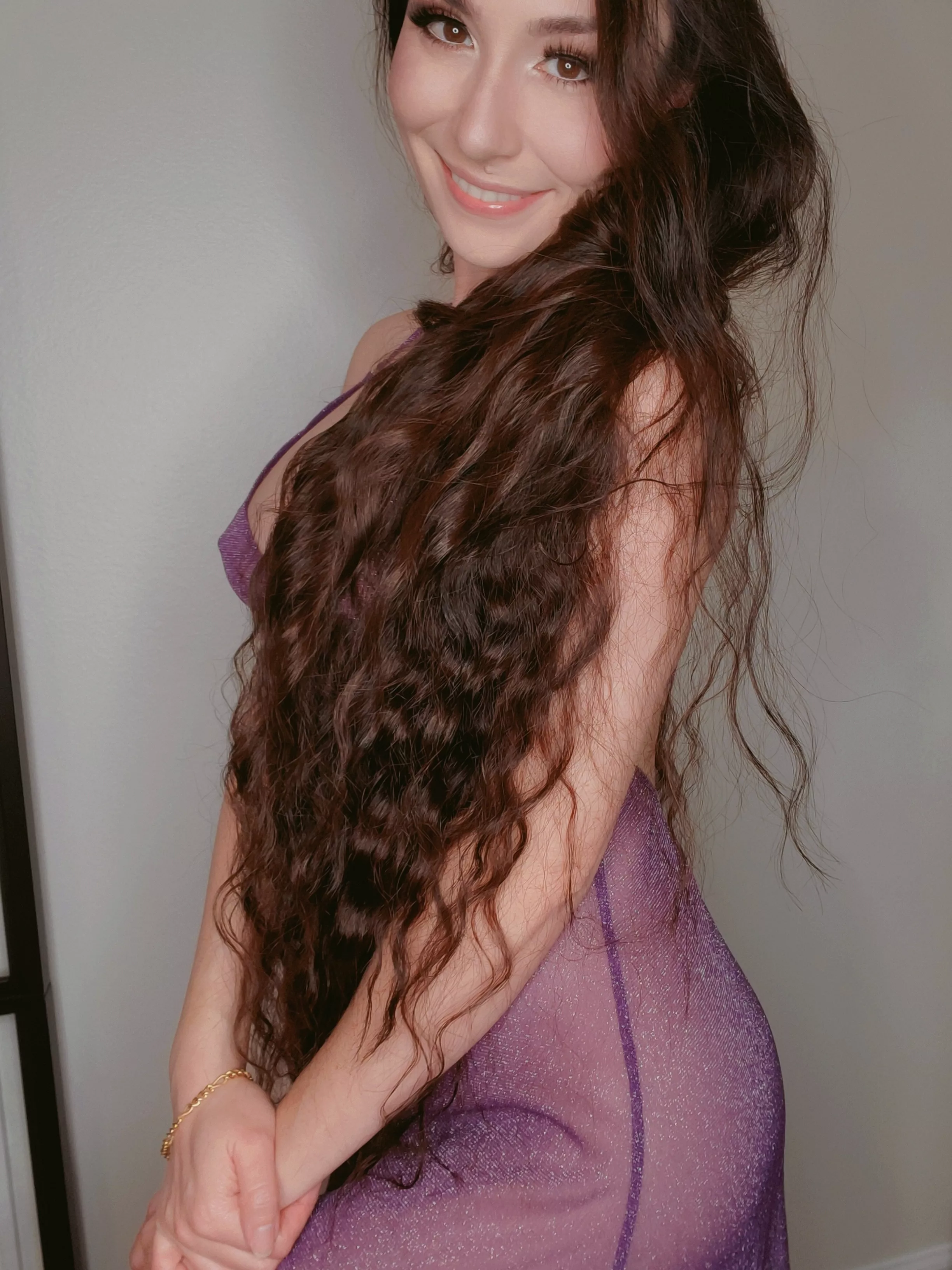 Maybe I could sit on your lap while you braid it for me?