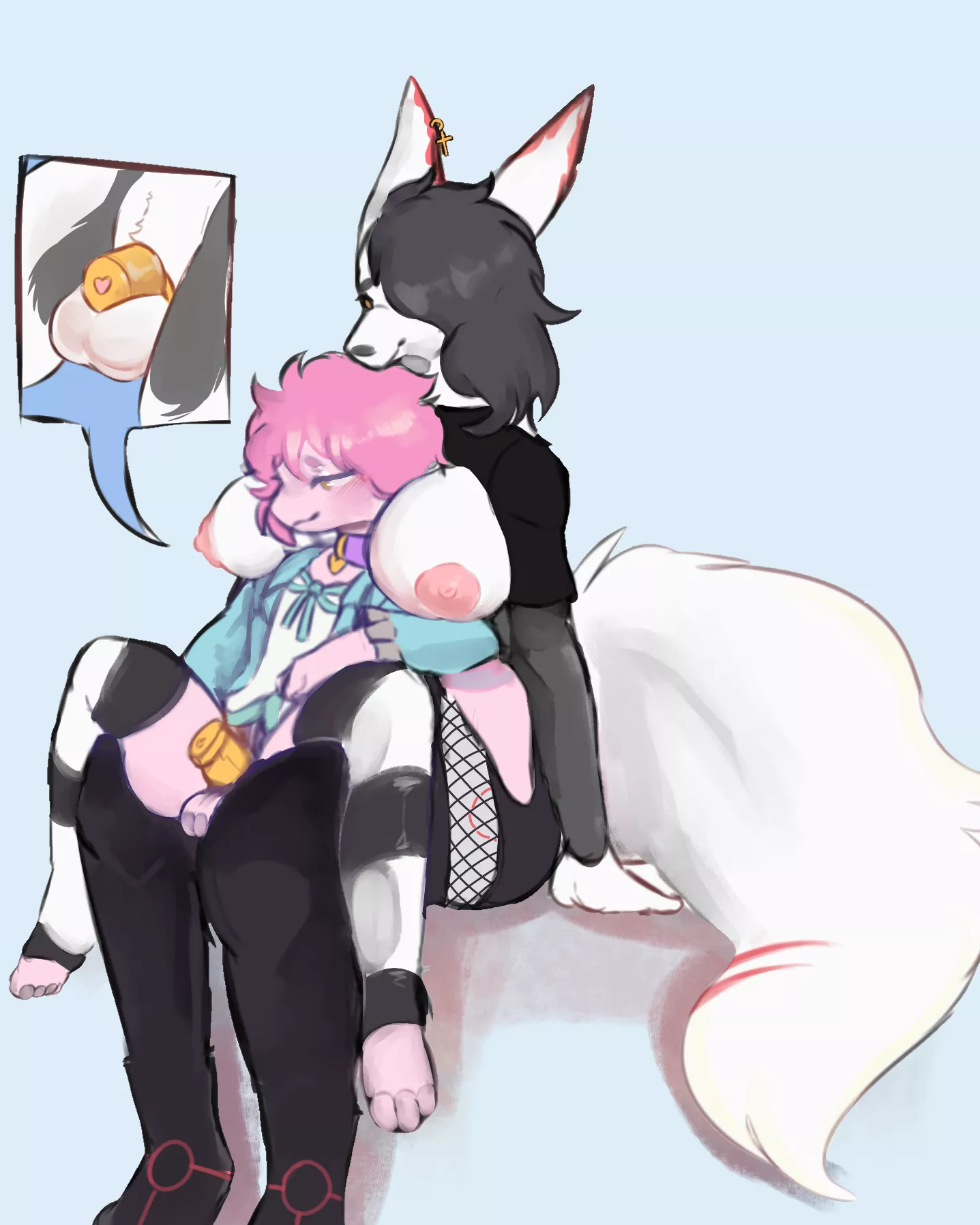 [MM] They are comparing their cages (art by me)