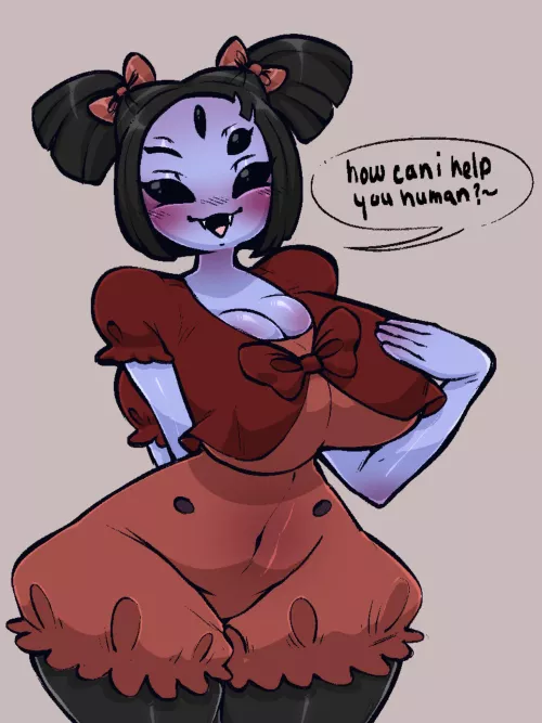 [muffet] how can she be of assistance to you?