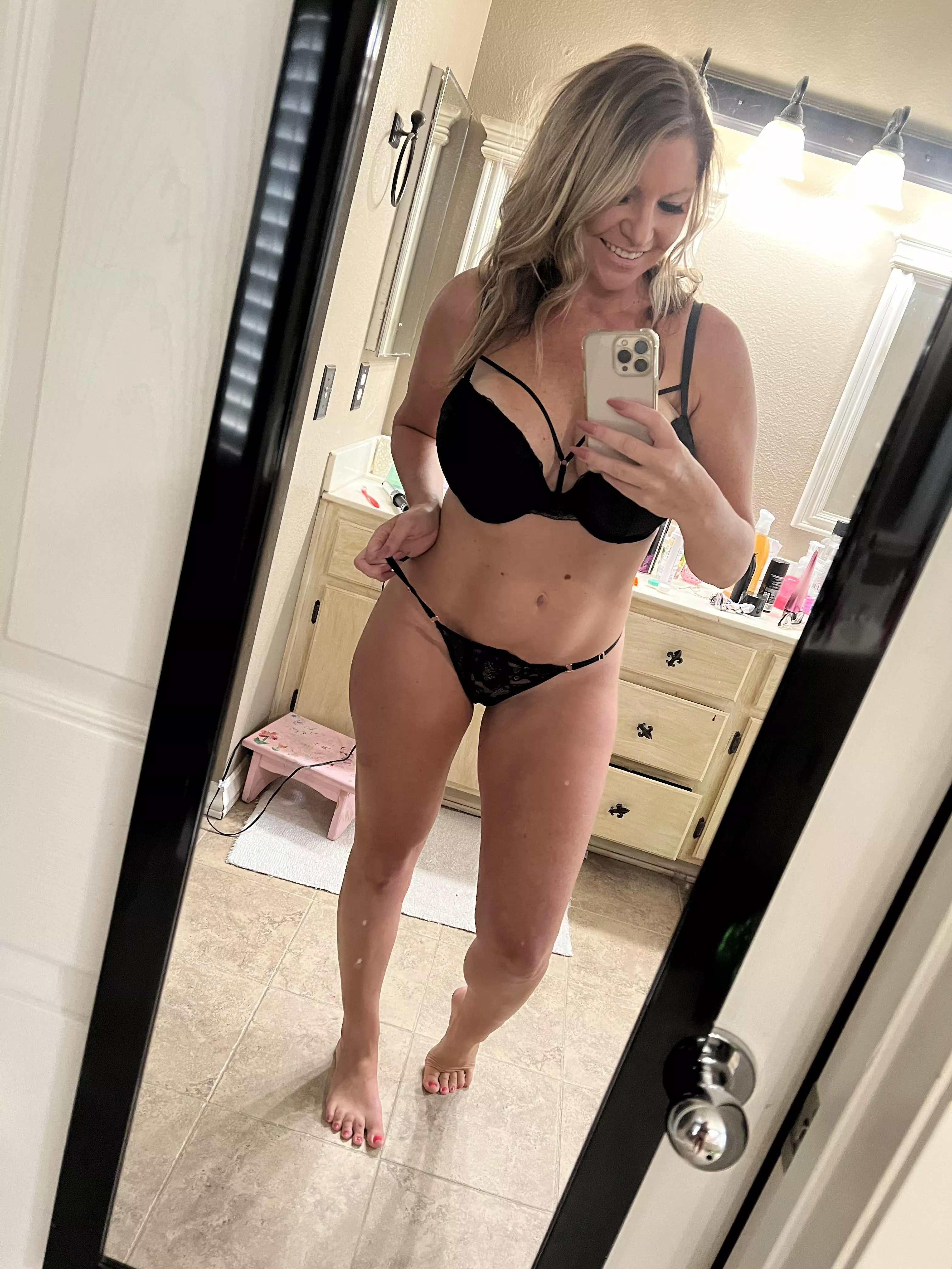 My favorite black lingerie set