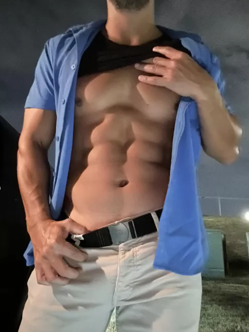 Perks of going to work super early. No one in the parking lot to see me taking pics! Rise and grind!