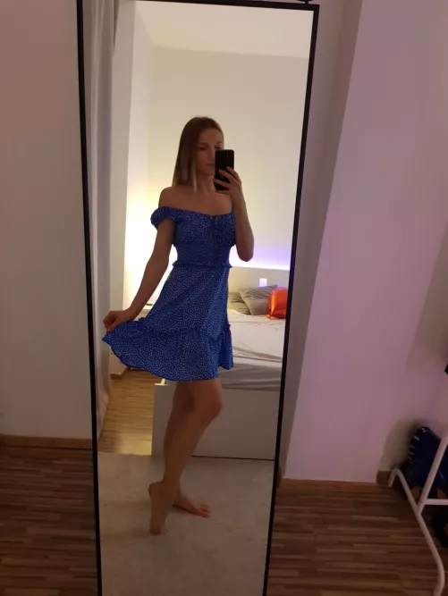 Probably shouldn't wear panties under this dress