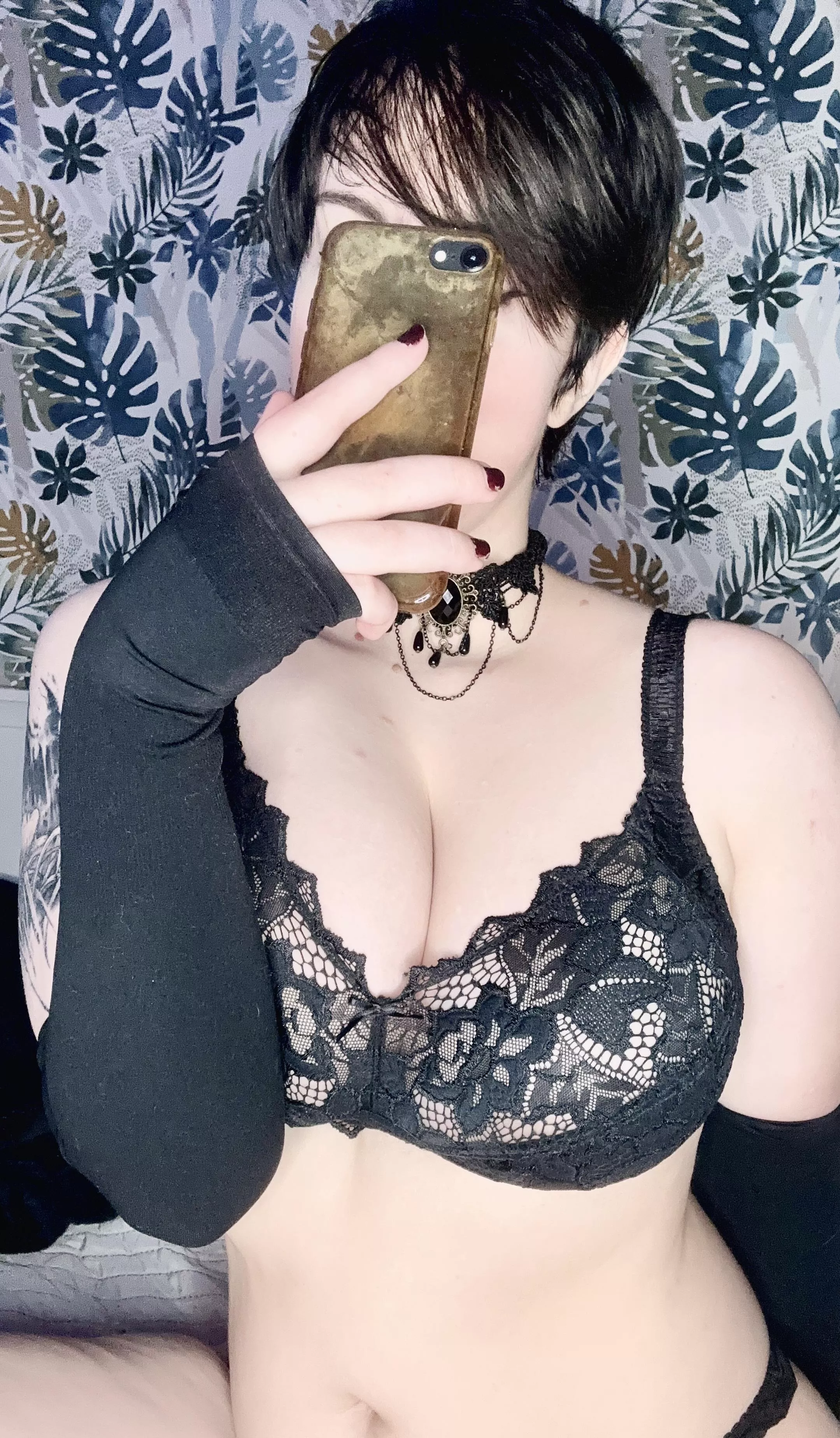 Short haired goth is a new thing they say