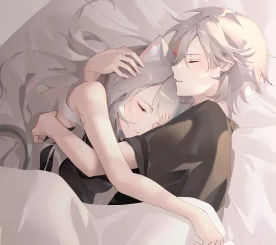 Some cuddles (whitecookie1001)