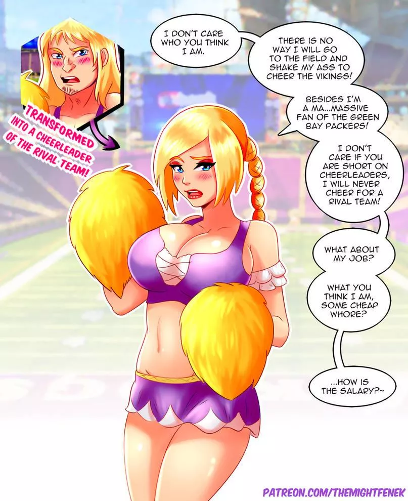 Transformed into rival cheerleader by TheMightFenek
