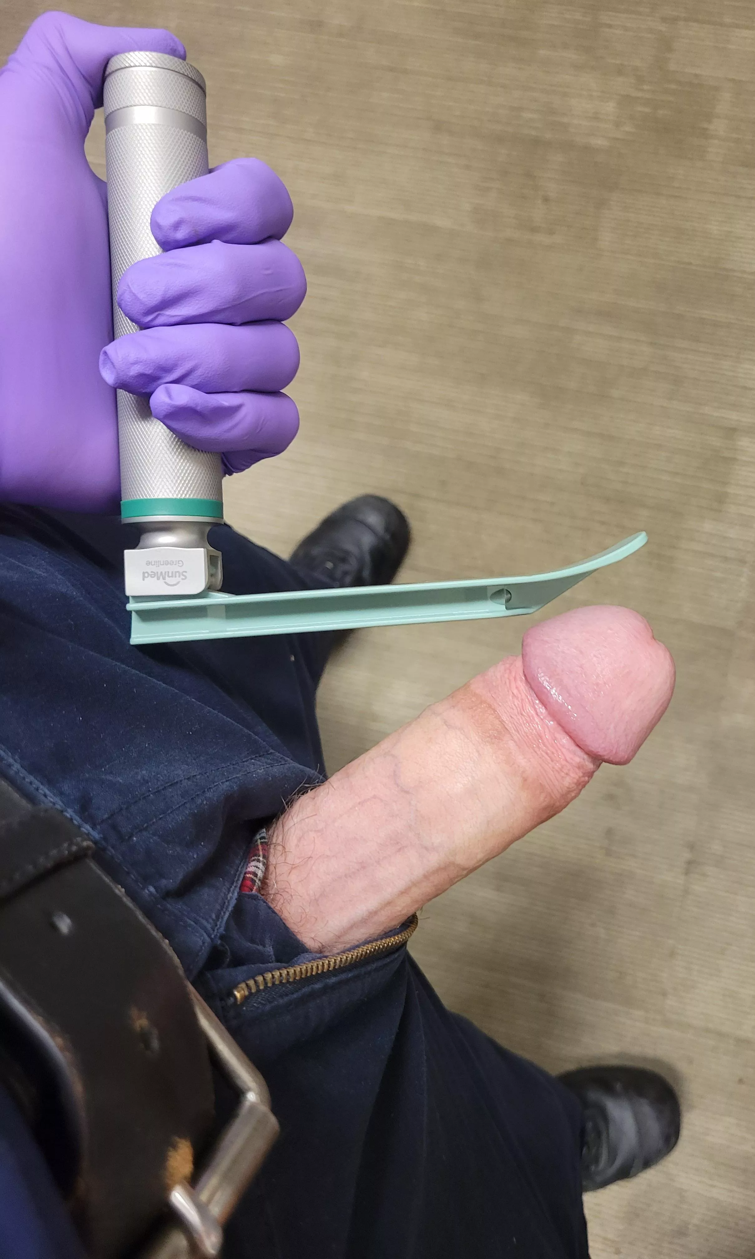 As a medic I'm skilled at putting tubes down throats