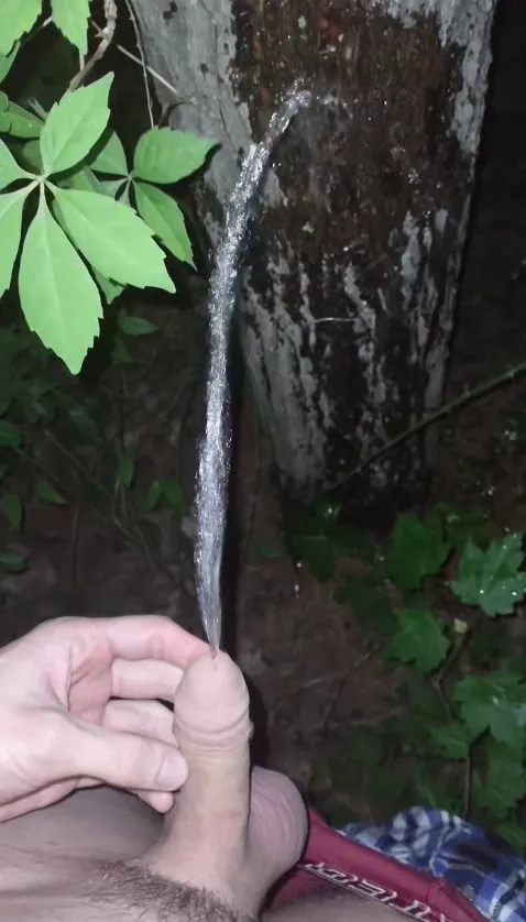 for all the males out there who aren't afraid to whip it out outside and spray away. and for the males who get horny from watching the first group