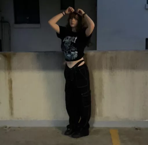 Goth teen