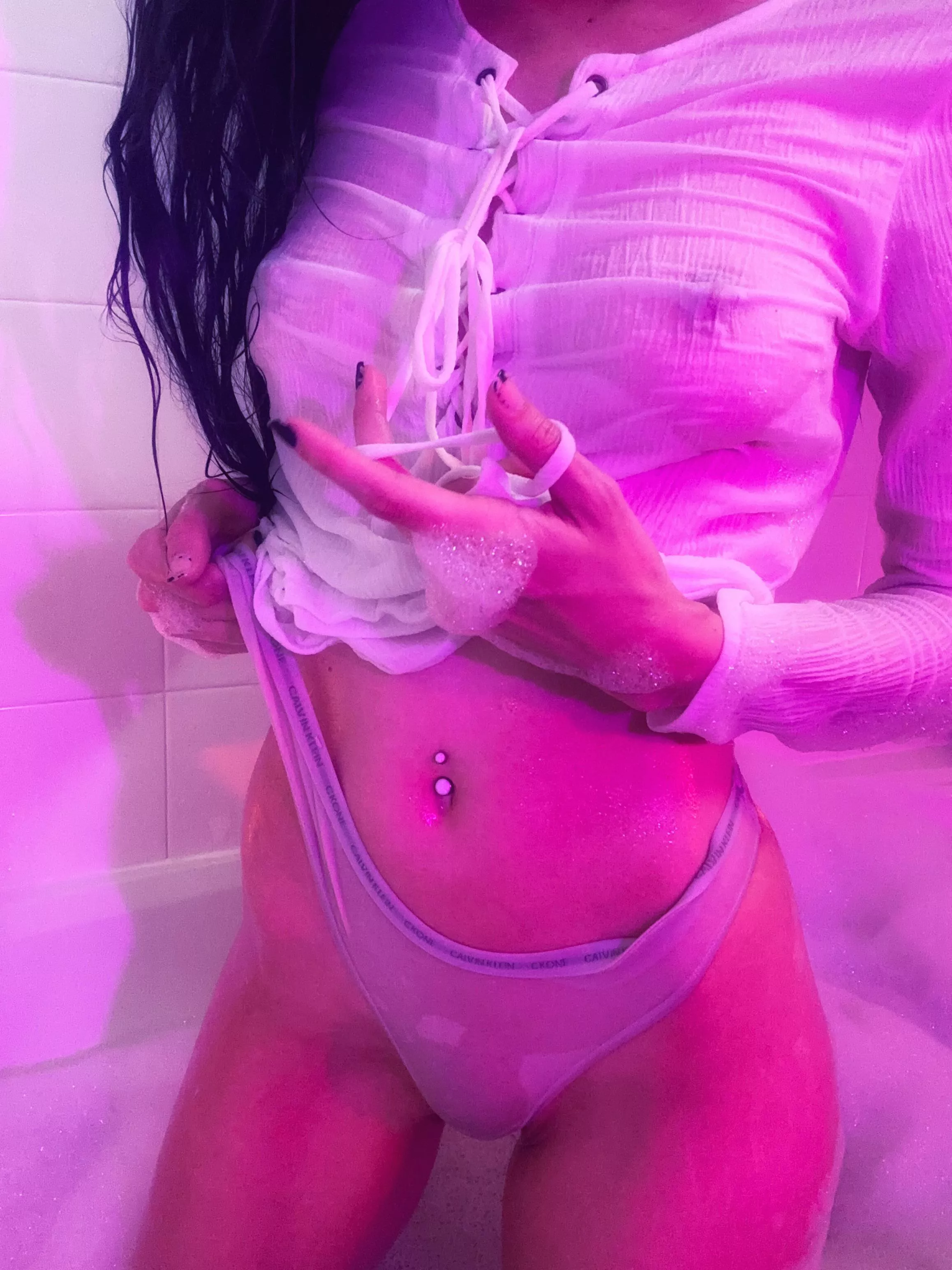 Have some wet clothing practice!