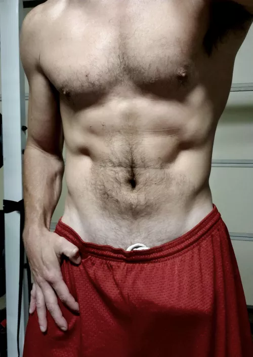 ... just a normal morning in the garage gym...