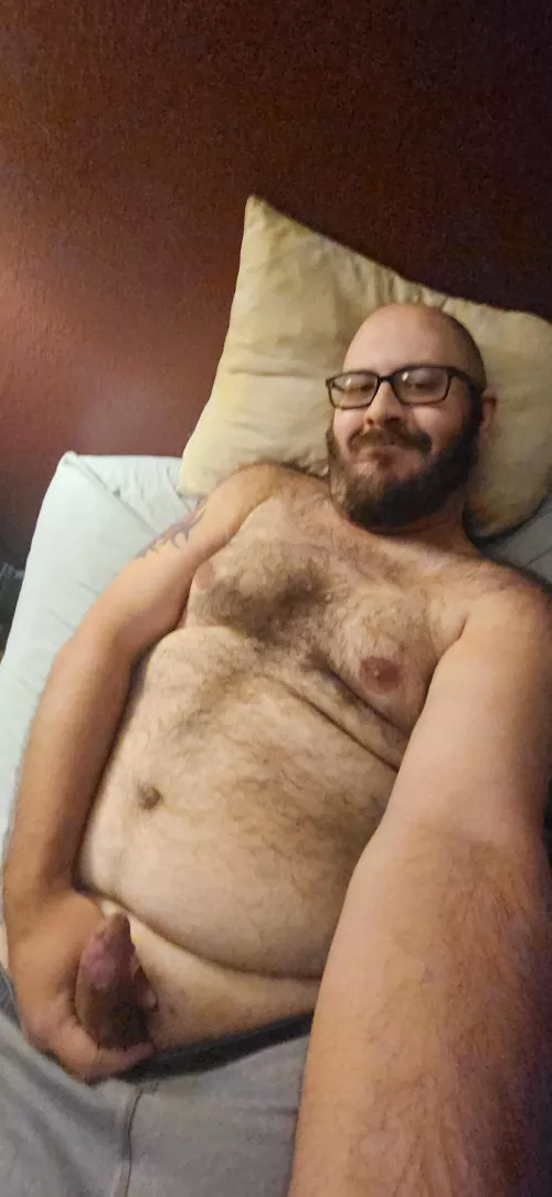 Laying around thinking of something to do