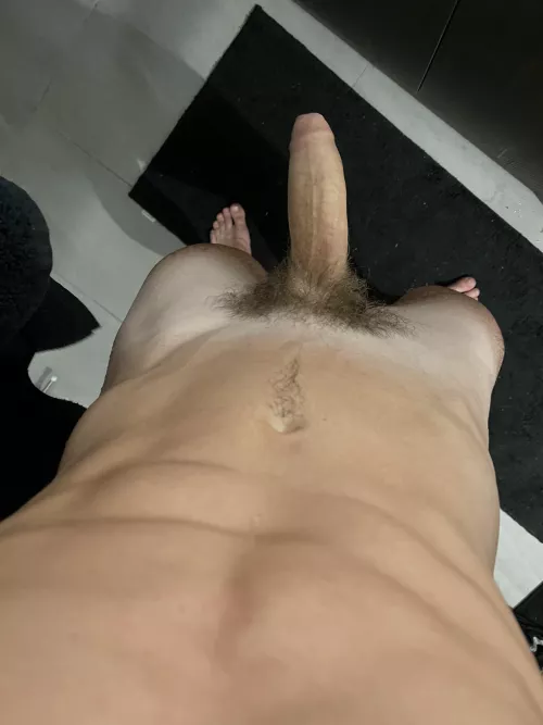 Locker room boner 😈 what’s your reaction if you catch me?