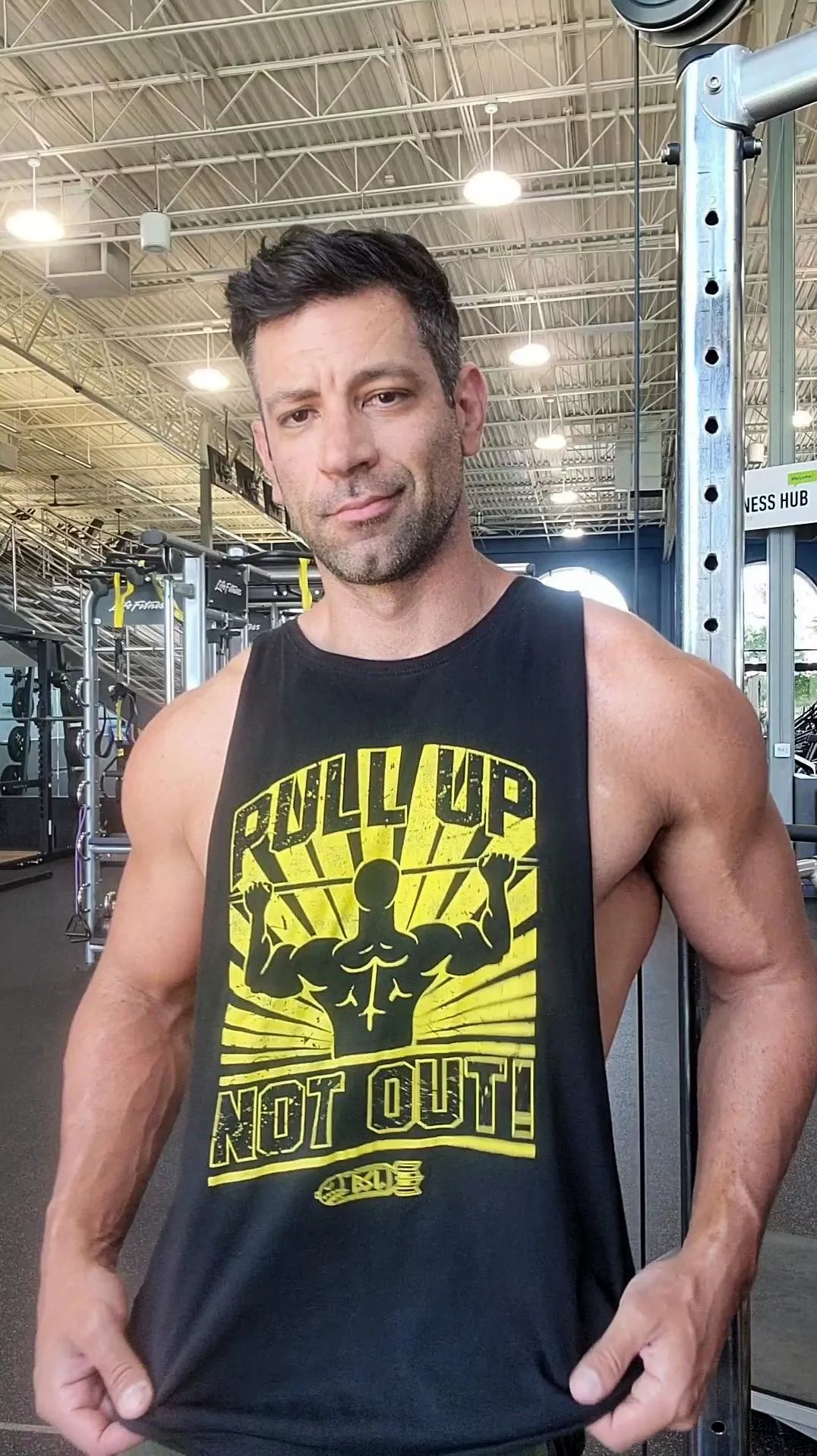 Looking veiny between sets