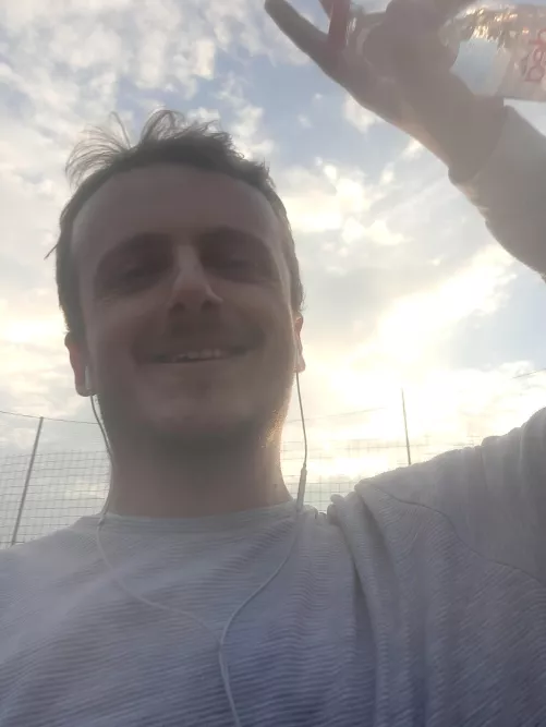 My front camera is broken, but my smile for life stays the same. Hope everyone is good!