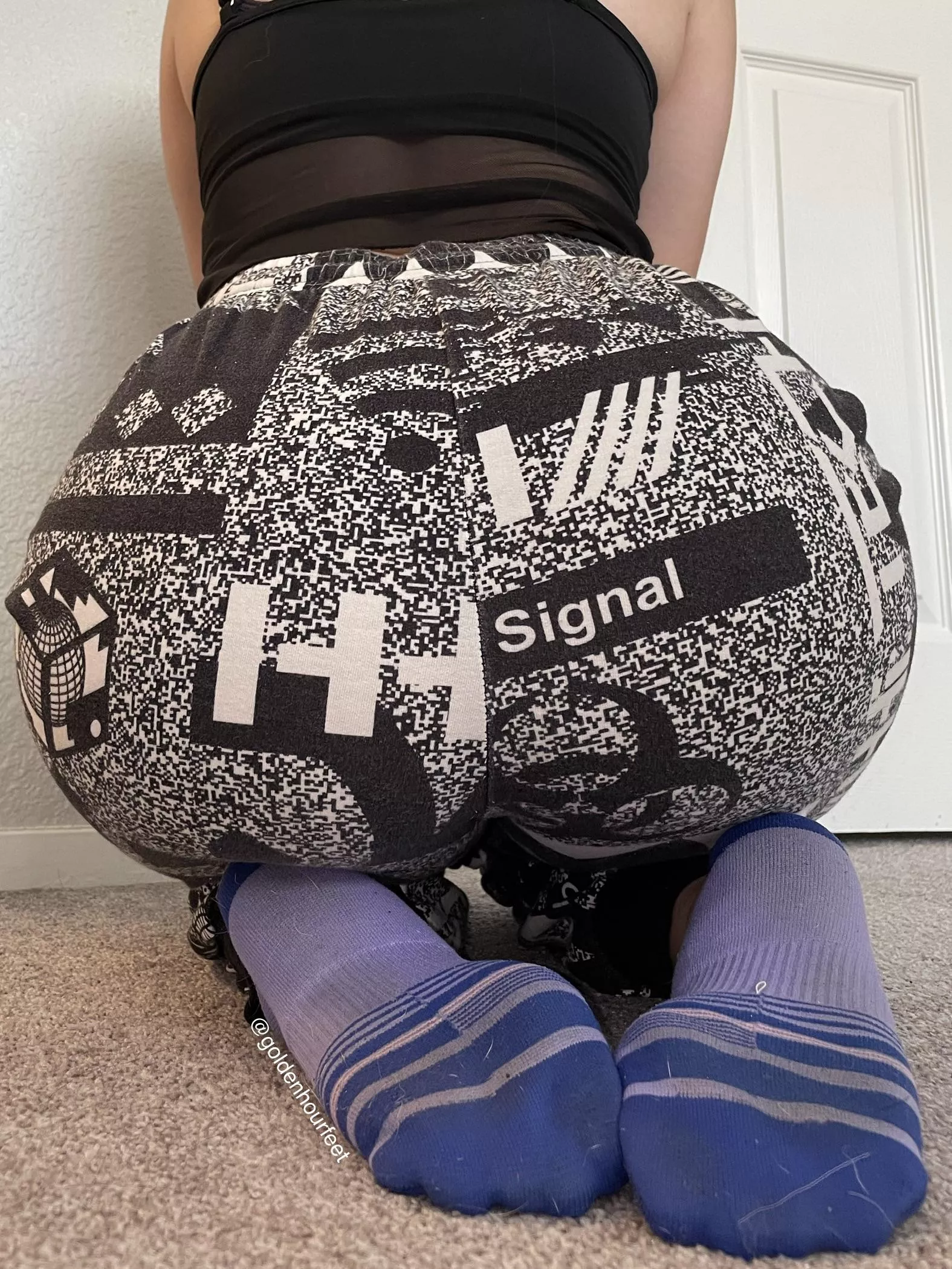 My socks are the only thing on your mind all day every day 🥰