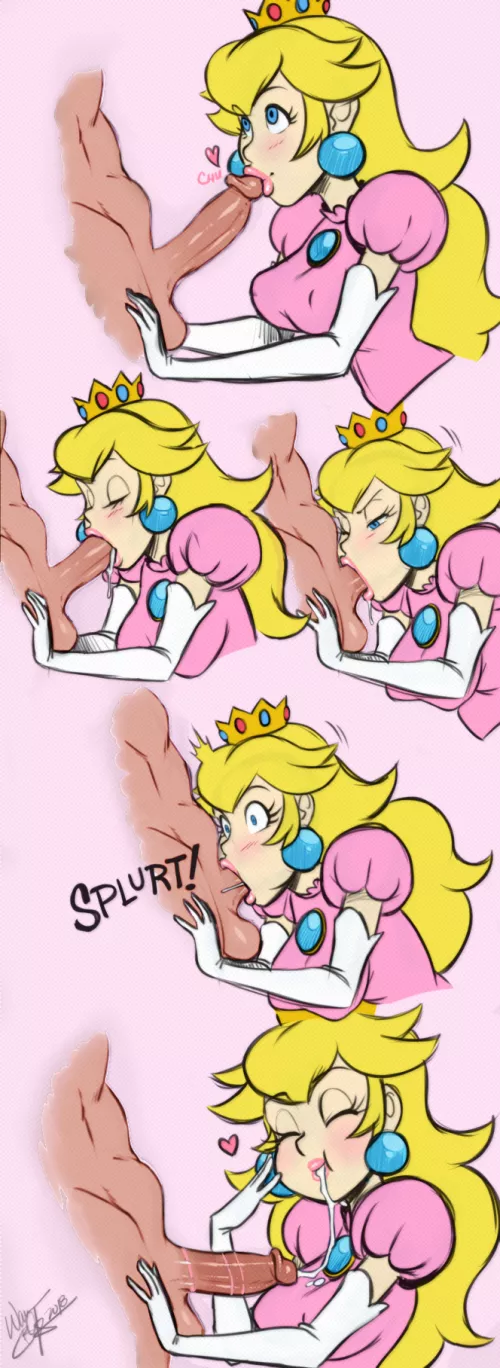 Peach's blowjob (Aeolus06) [MARIO]