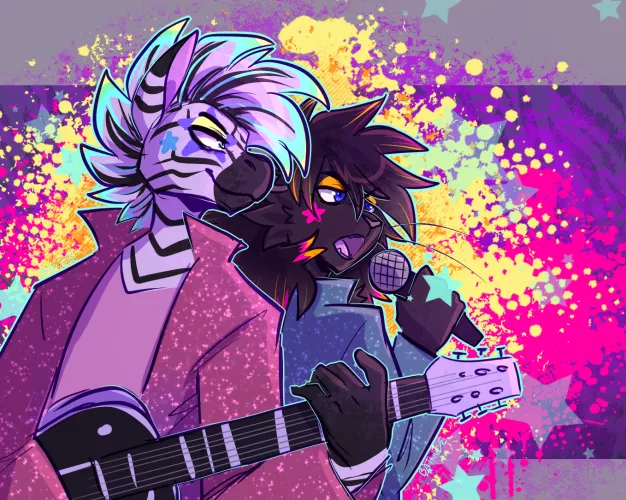 Rockstars - art of my ocs by batnoise