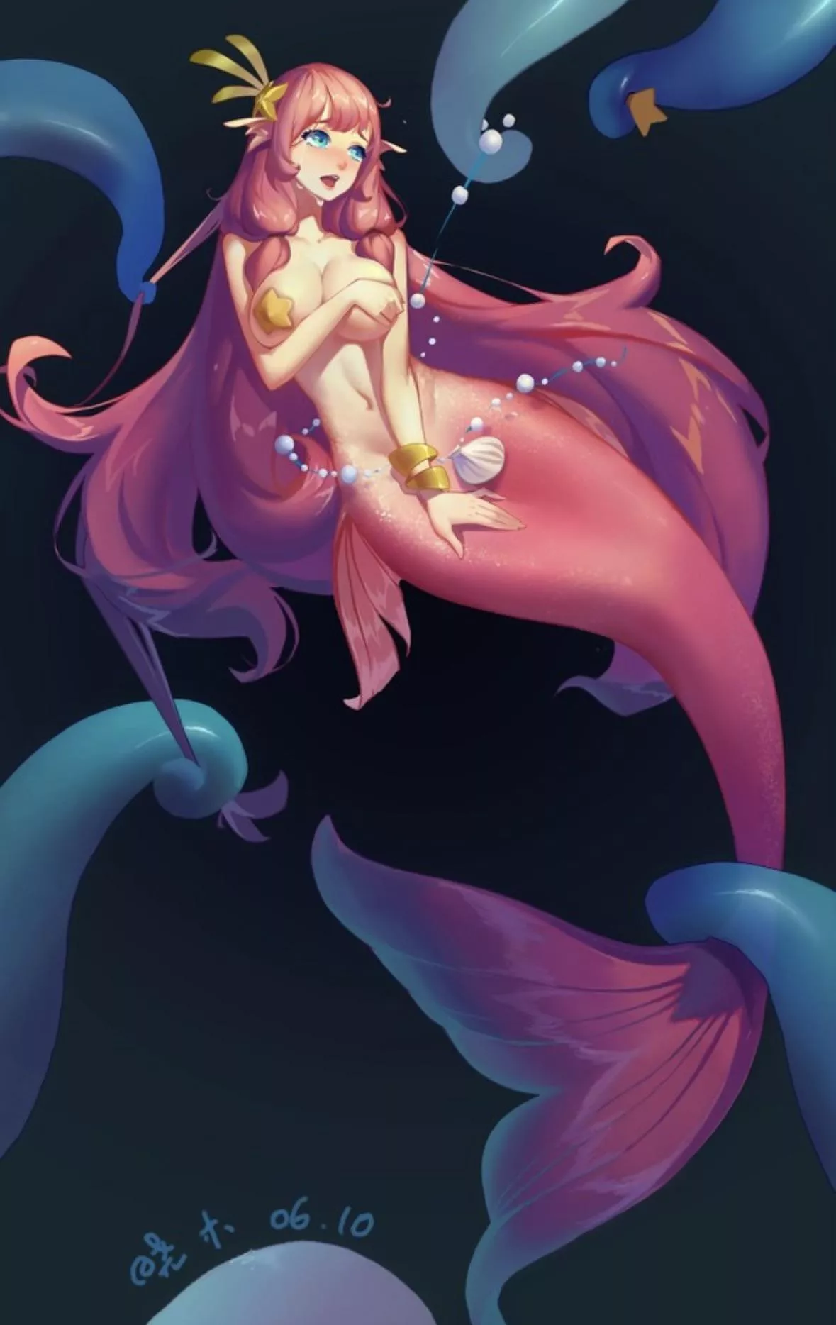 This octopus is getting a little too friendly…