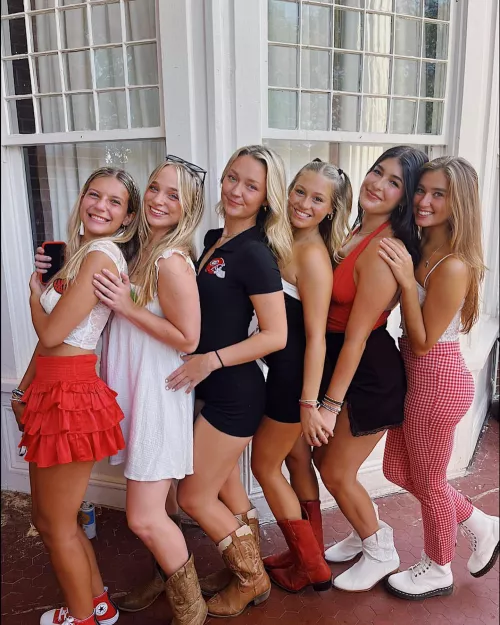 University of Georgia tailgate girls