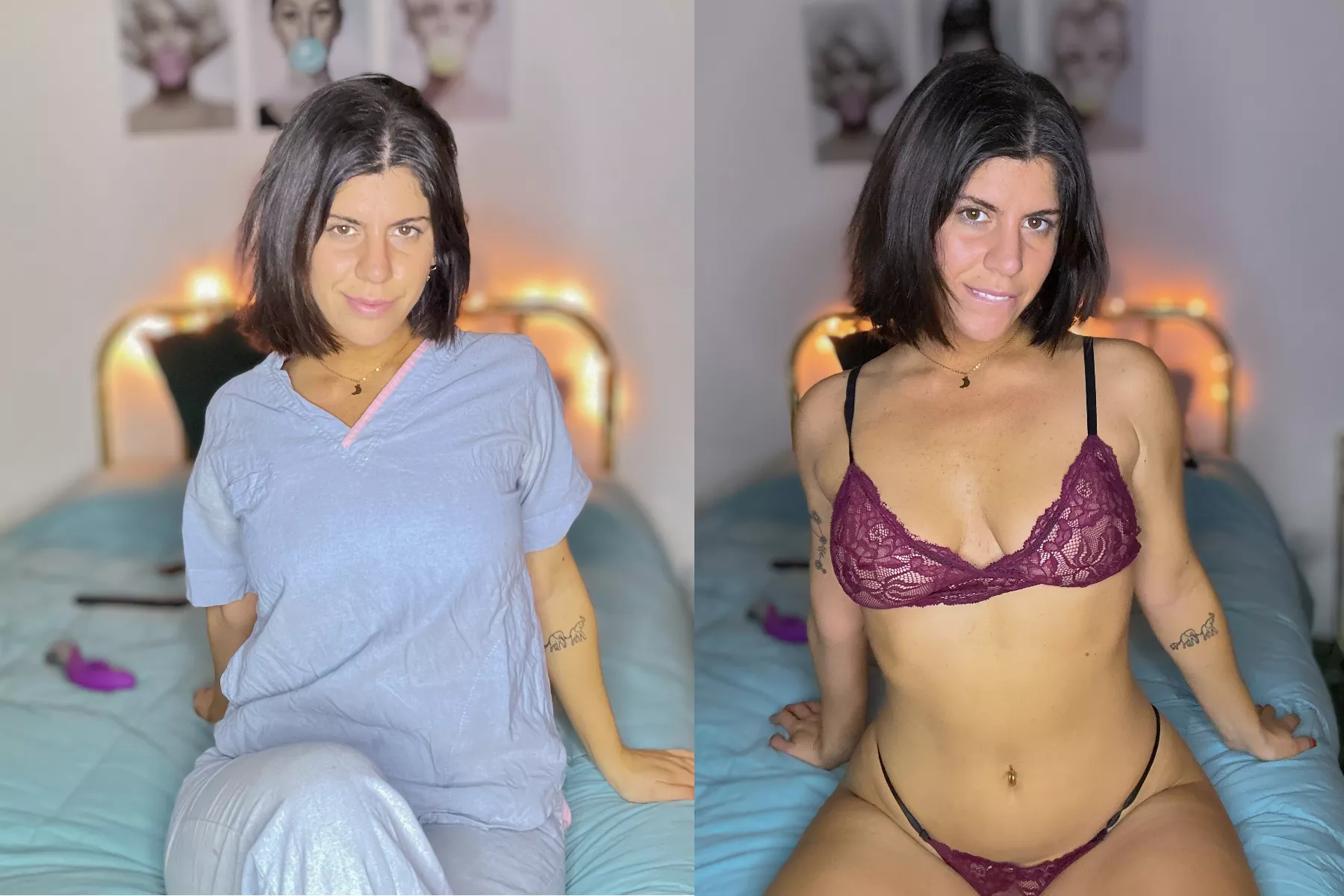 What my scrubs hide😋