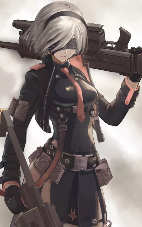 When 2B in Rapi's suit