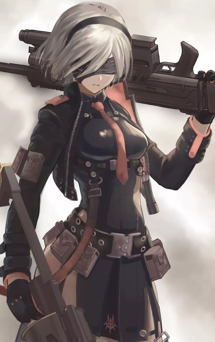 When 2B in Rapi's suit