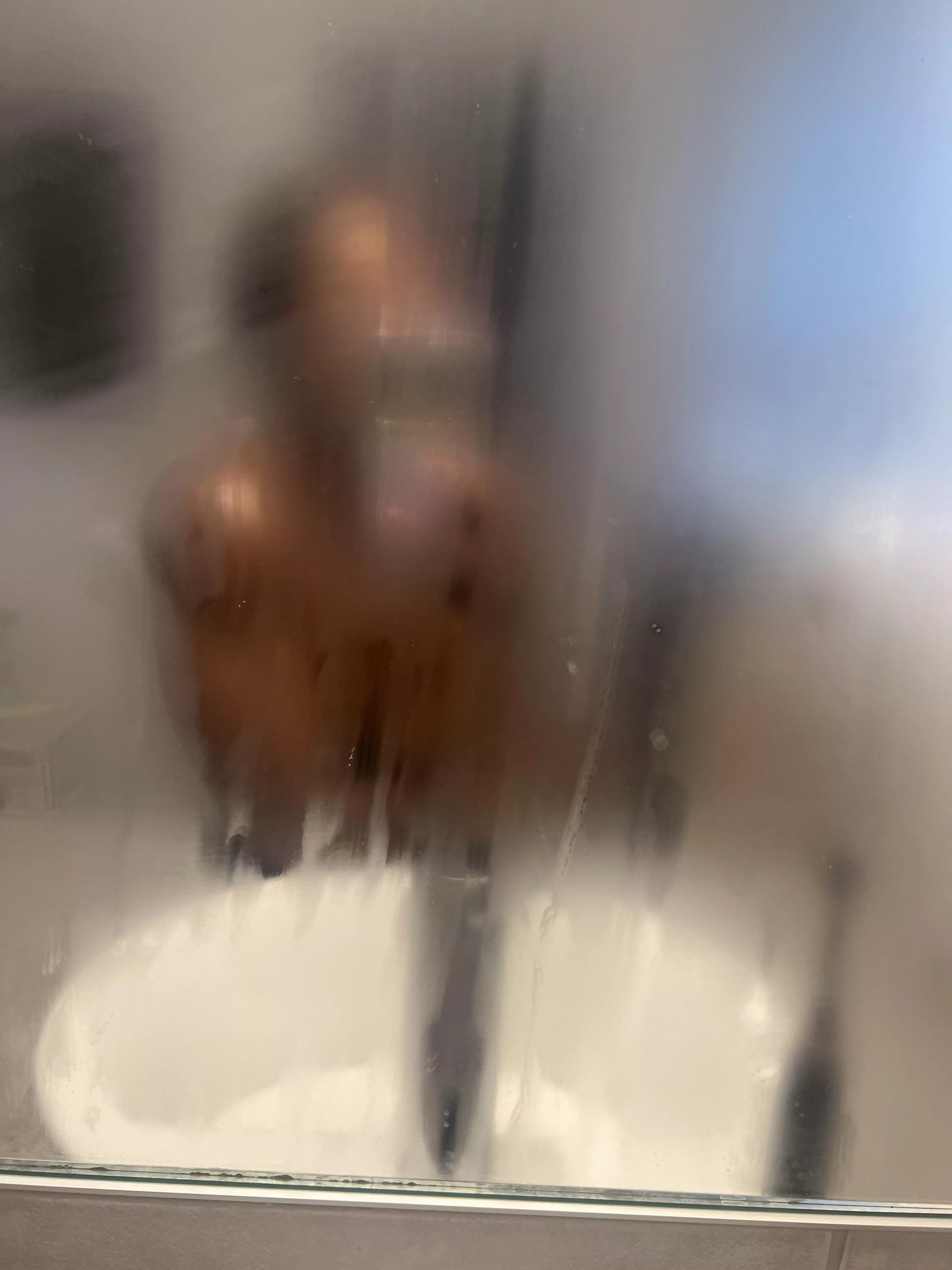 Wipe away the steam for a special surprise