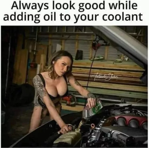 At least she has a nice rack.