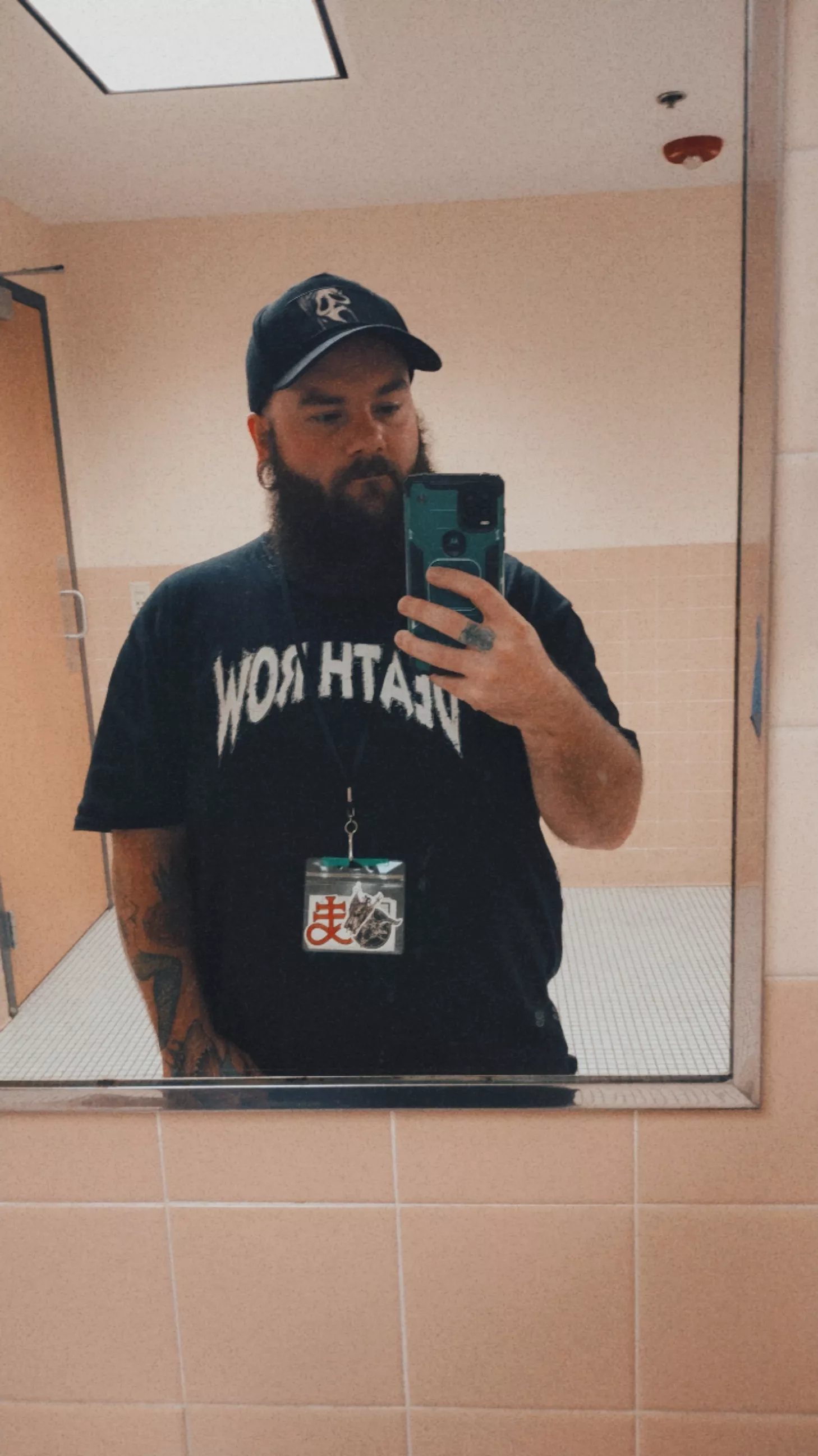 Bathroom work selfie!