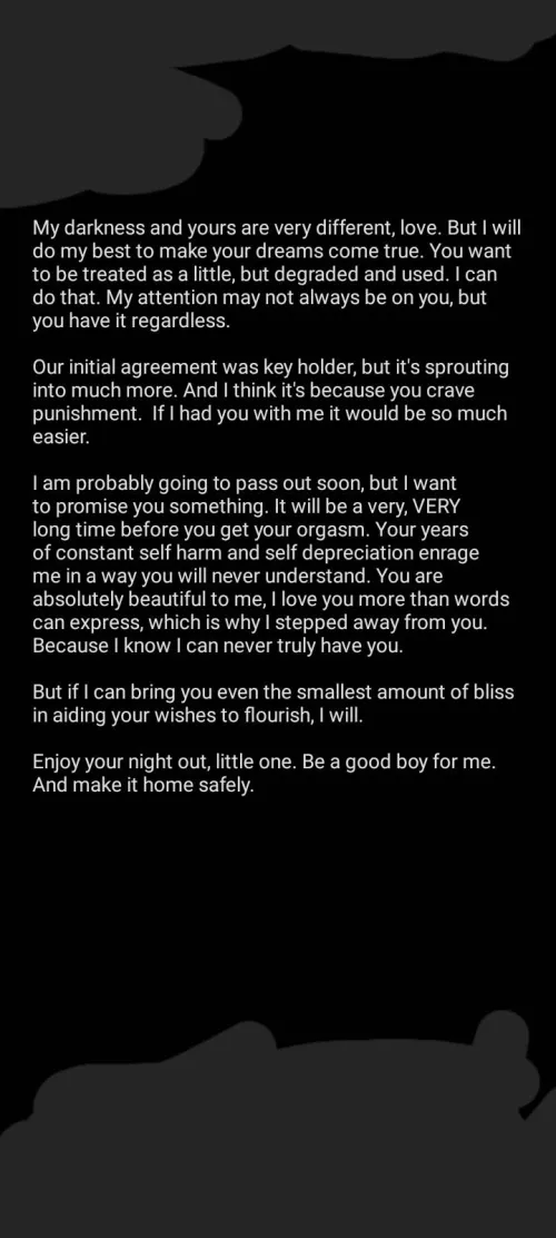 Disappointment but hope.