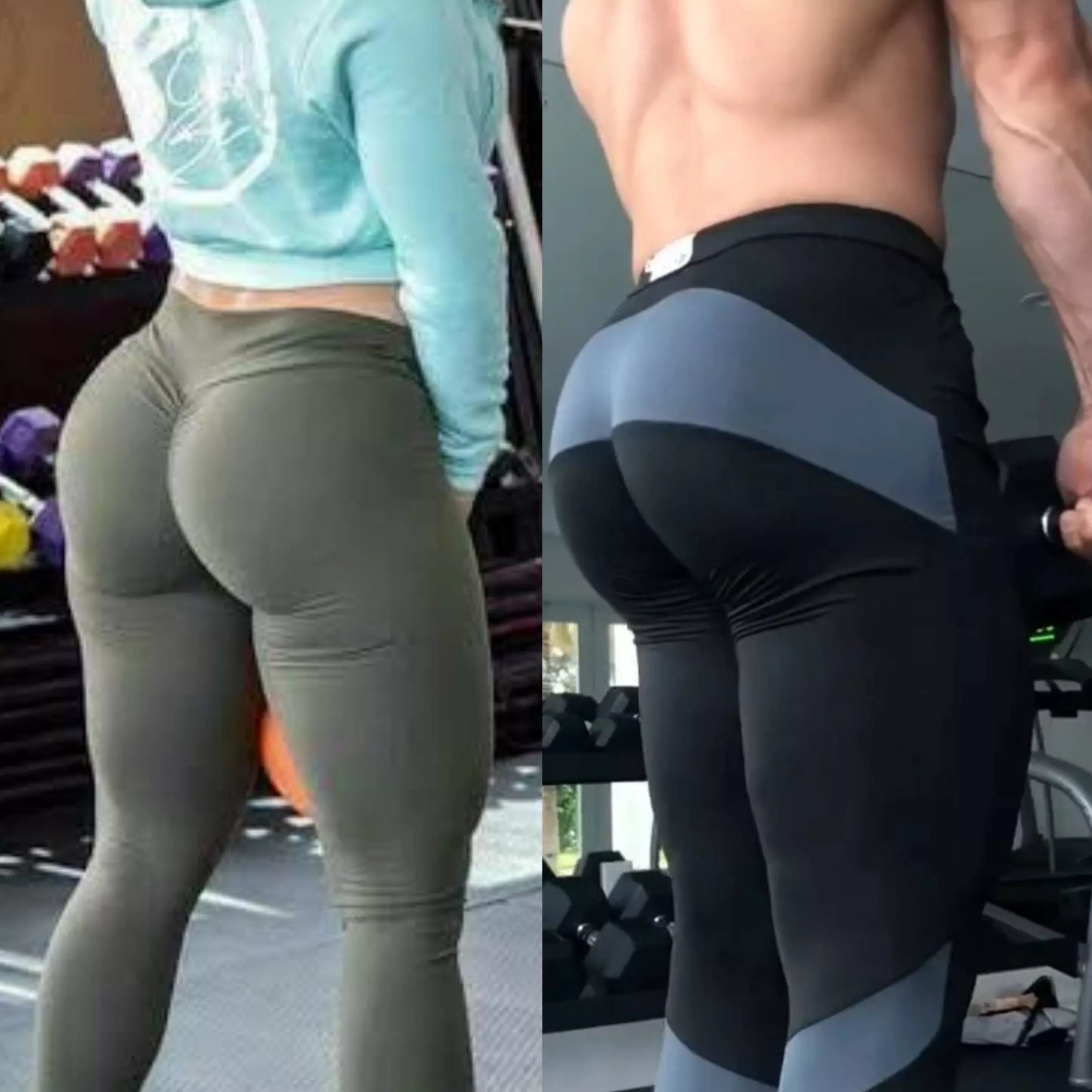 girl in left wanted to compare asses with me, look what happened😂 [M] 20
