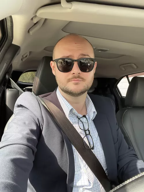 Heading off to an event and enjoying the beautiful sun