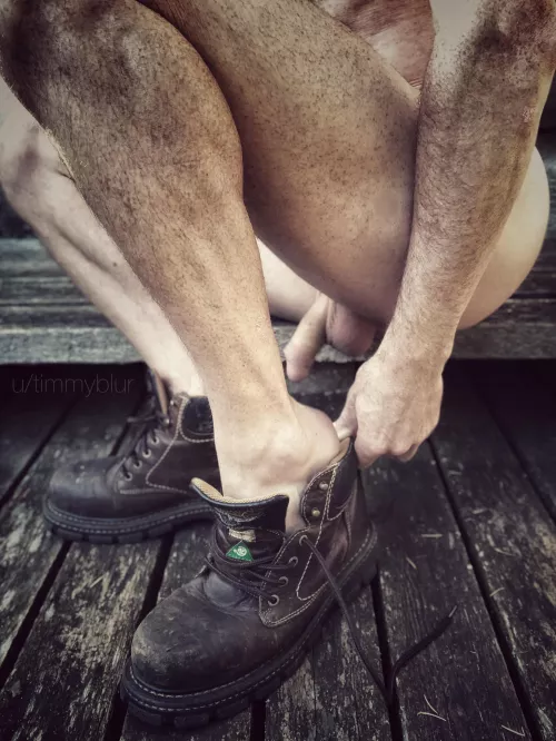 Just boots… I can do that.