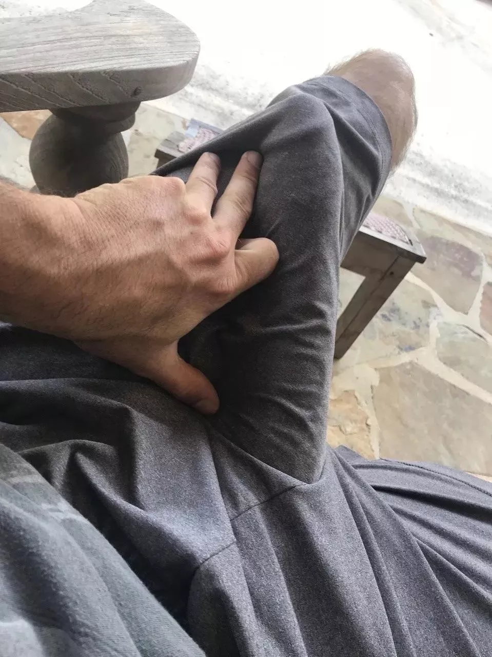 Just wishing the neighbors a good morning.